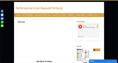 Desktop Screenshot of imanrajawaliterbang.org