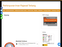 Tablet Screenshot of imanrajawaliterbang.org